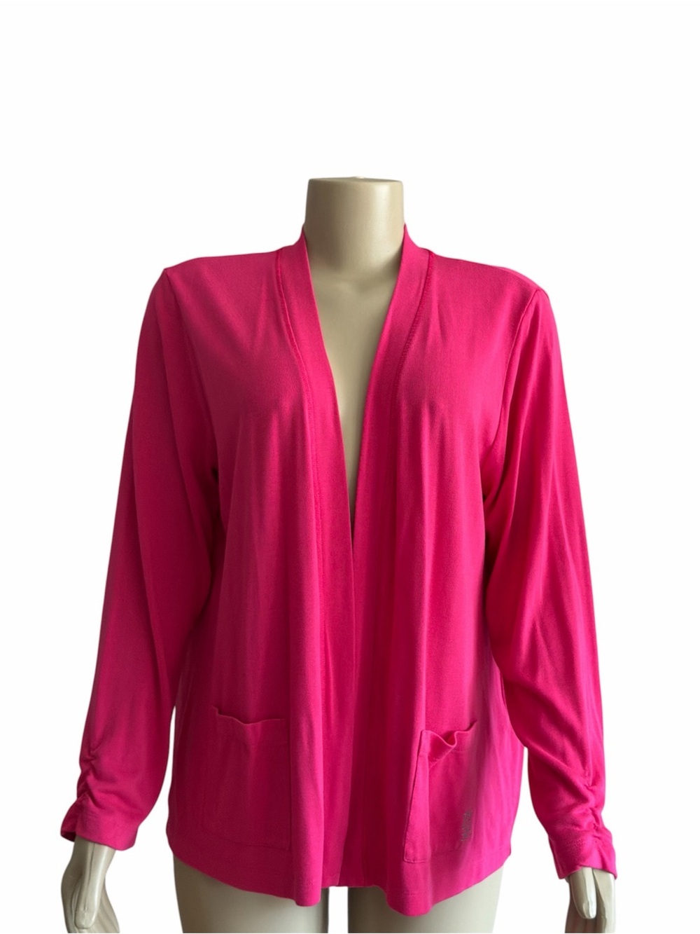 Rabe Pink Women’s Open-Front Cardigan